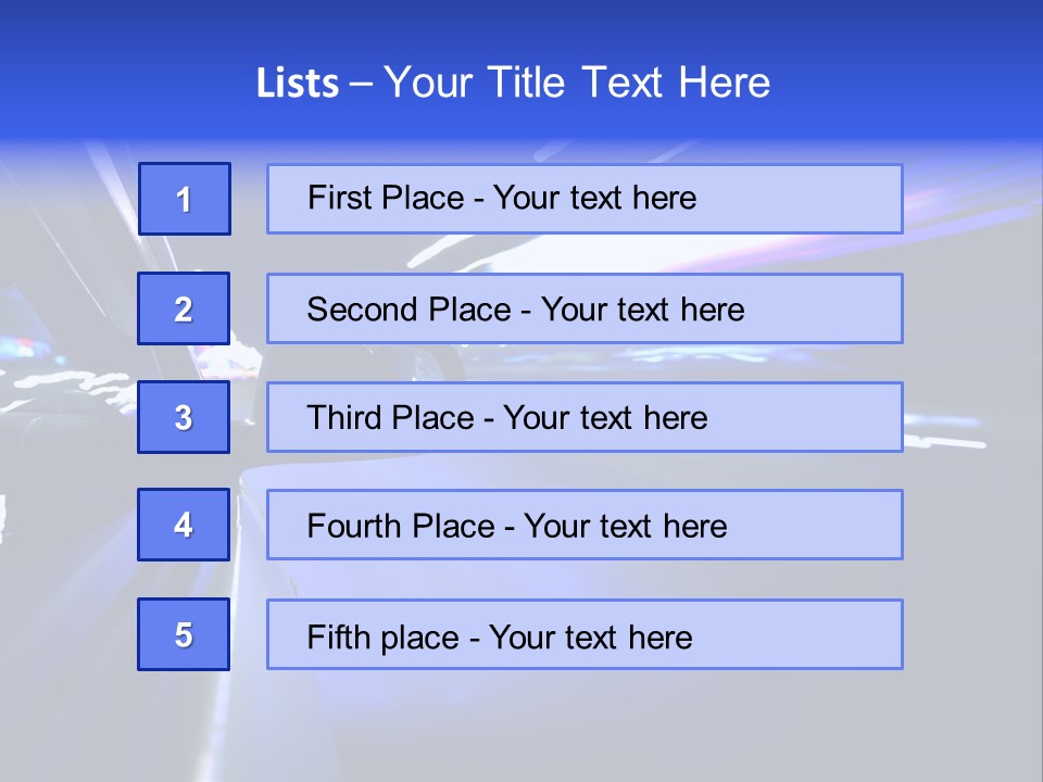 Velocity Speedy Way PowerPoint Template