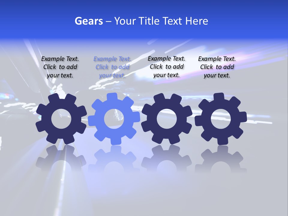 Velocity Speedy Way PowerPoint Template