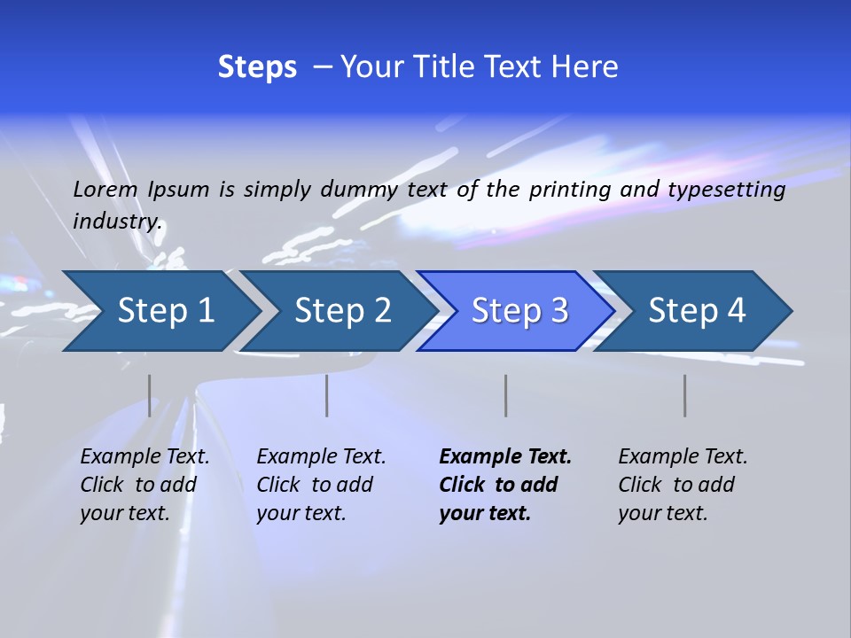Velocity Speedy Way PowerPoint Template