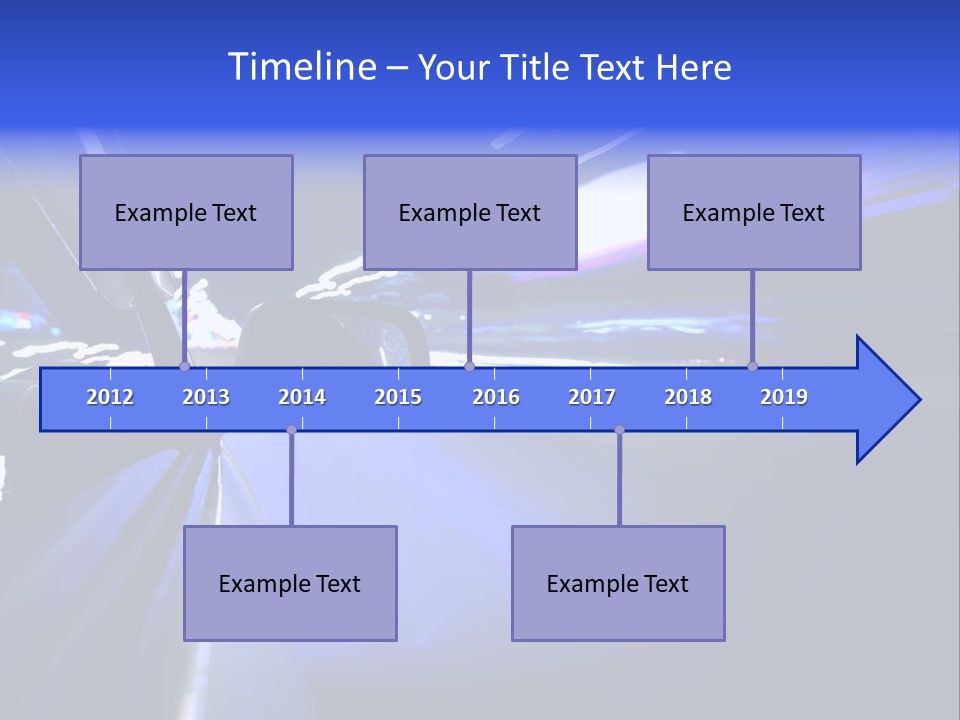 Velocity Speedy Way PowerPoint Template