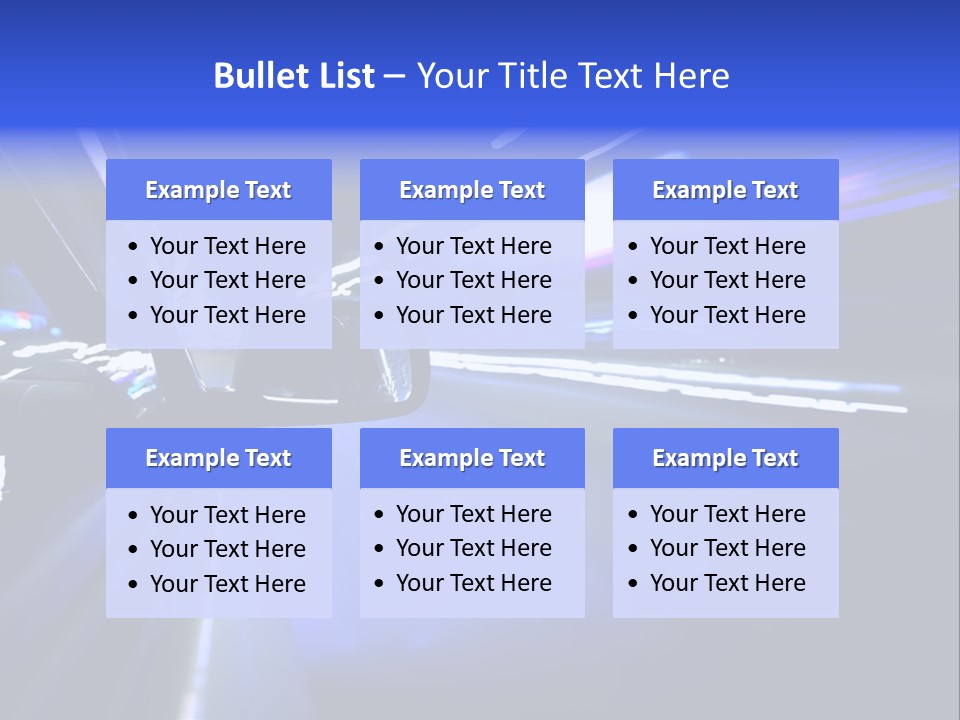 Velocity Speedy Way PowerPoint Template