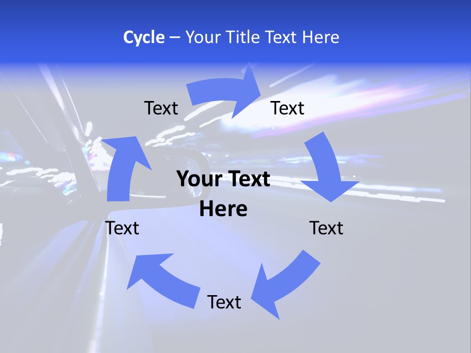 Velocity Speedy Way PowerPoint Template