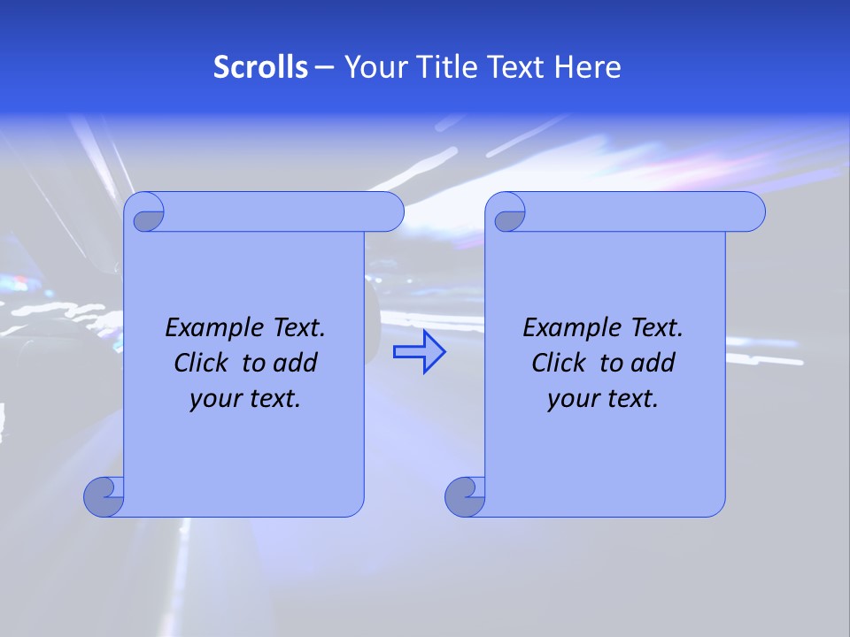 Velocity Speedy Way PowerPoint Template