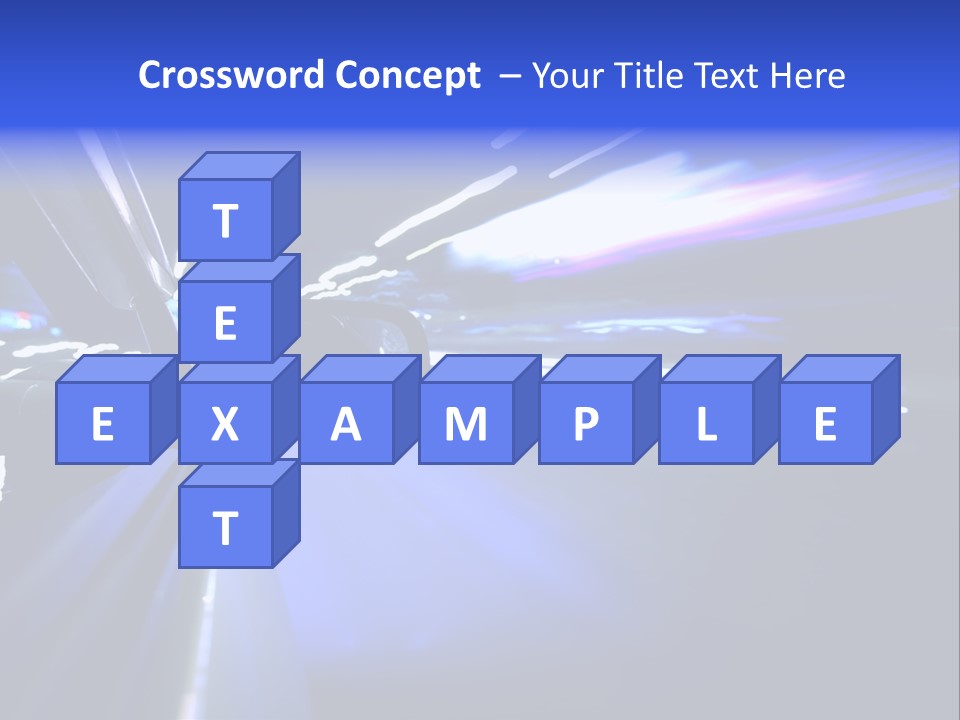 Velocity Speedy Way PowerPoint Template
