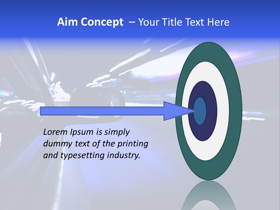 Velocity Speedy Way PowerPoint Template