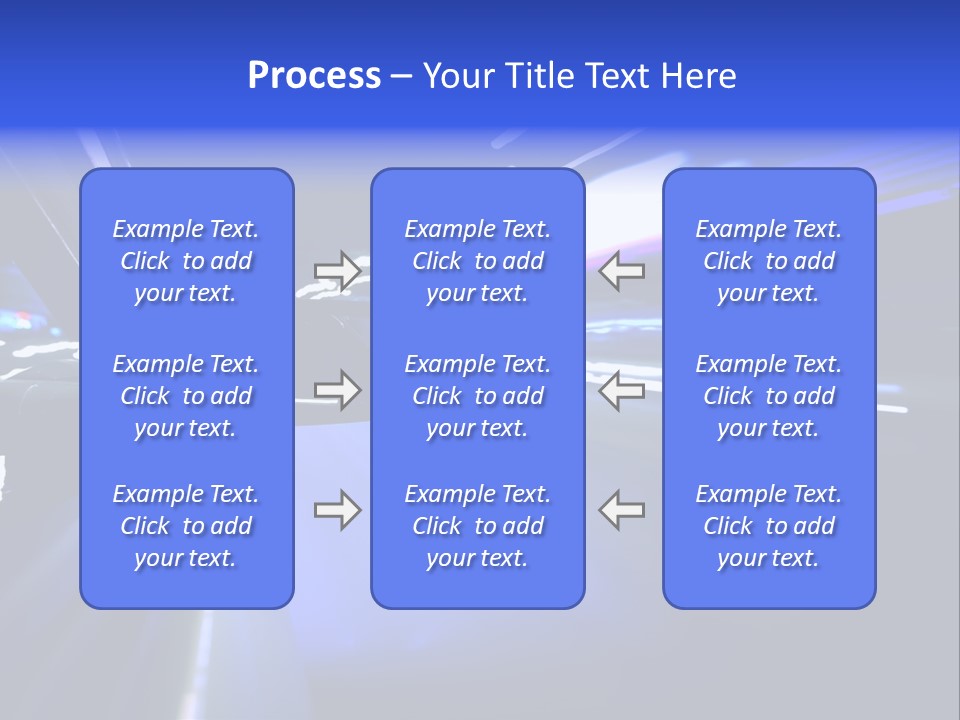 Velocity Speedy Way PowerPoint Template