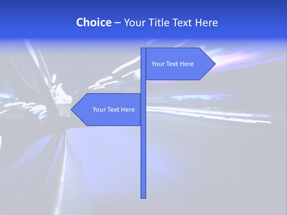 Velocity Speedy Way PowerPoint Template
