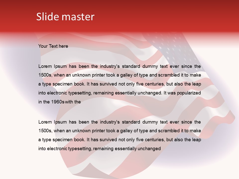 Support Patriotic Veteran PowerPoint Template