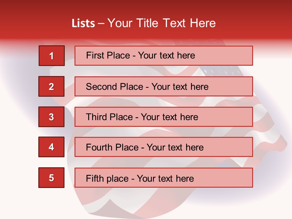 Support Patriotic Veteran PowerPoint Template