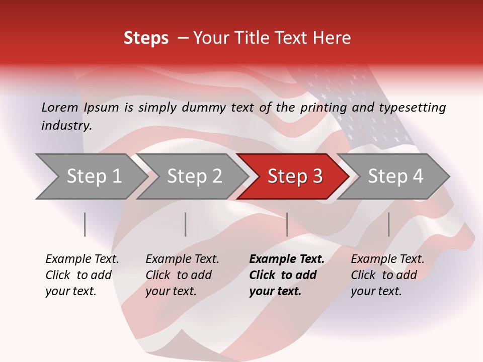 Support Patriotic Veteran PowerPoint Template