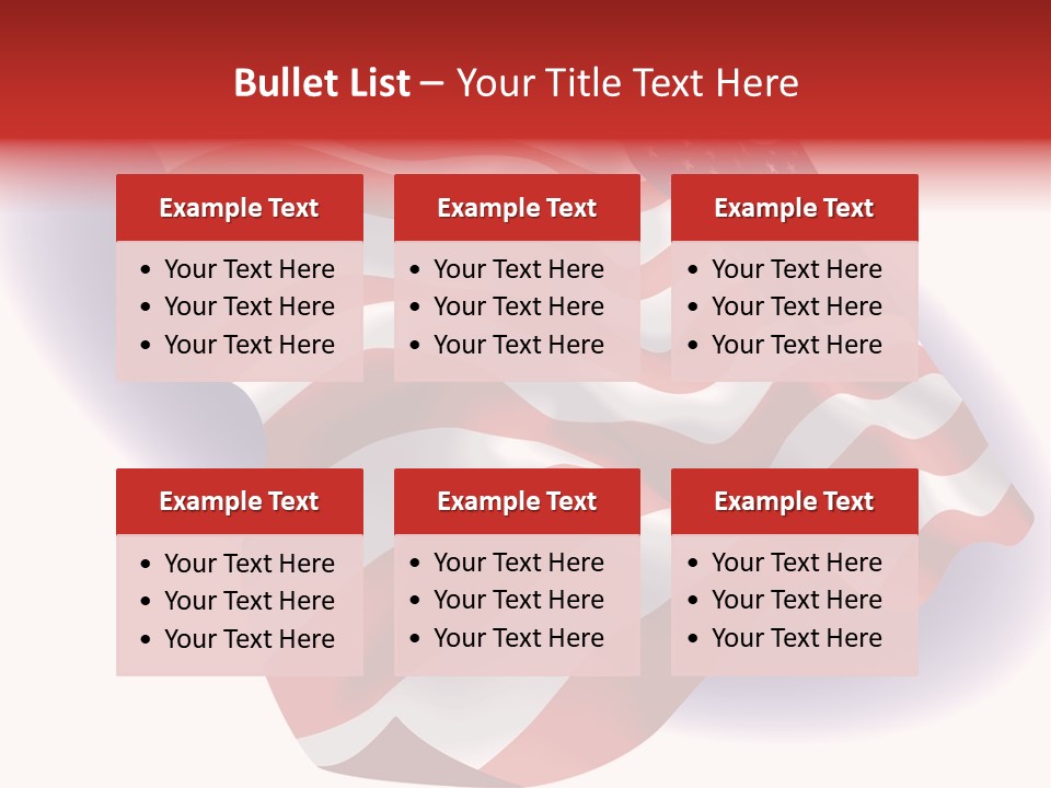 Support Patriotic Veteran PowerPoint Template