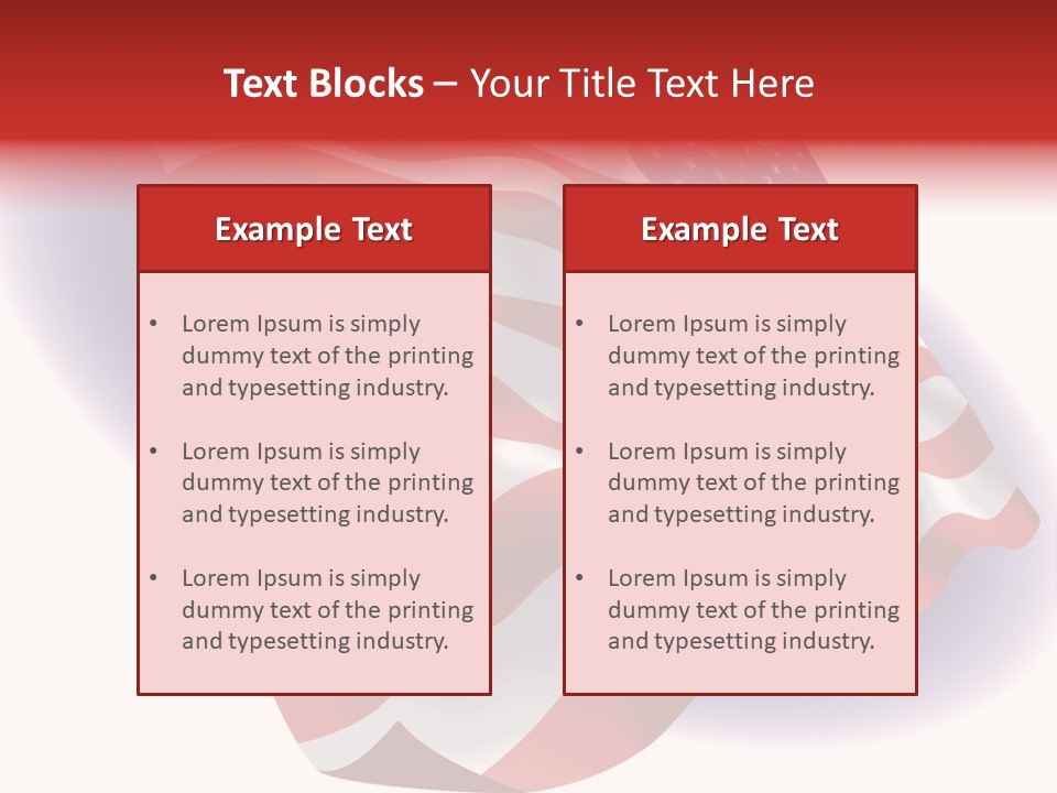 Support Patriotic Veteran PowerPoint Template