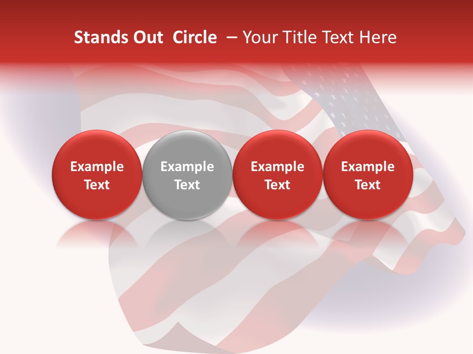 Support Patriotic Veteran PowerPoint Template