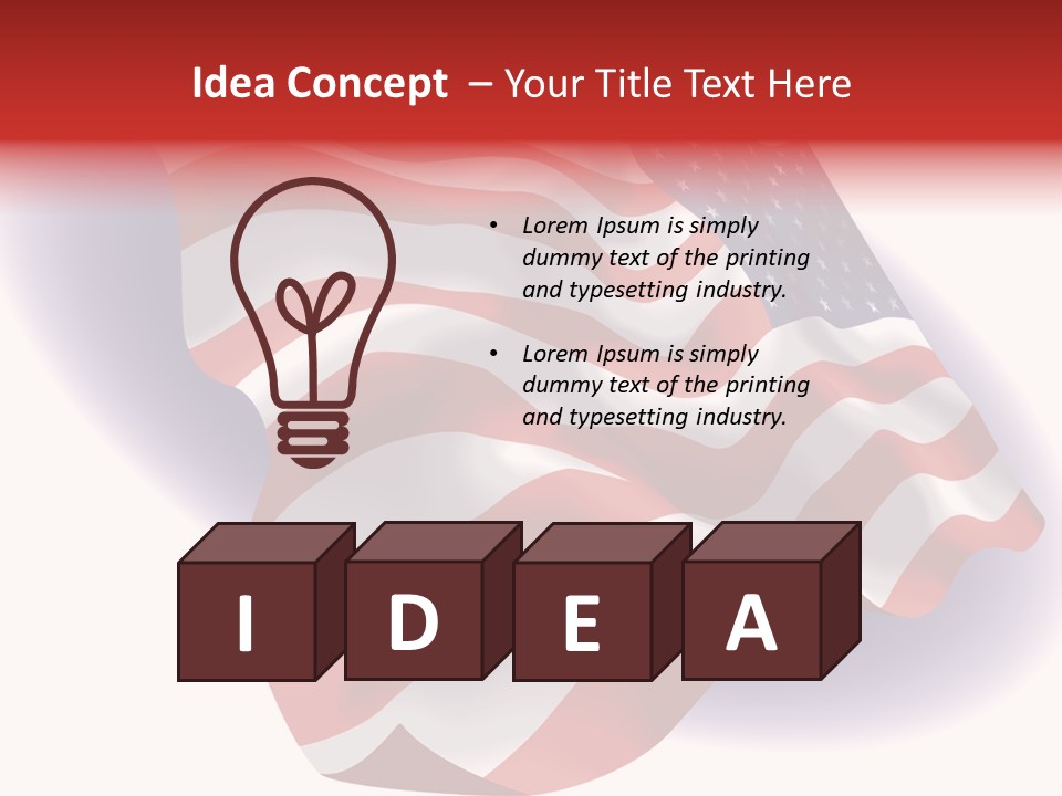 Support Patriotic Veteran PowerPoint Template