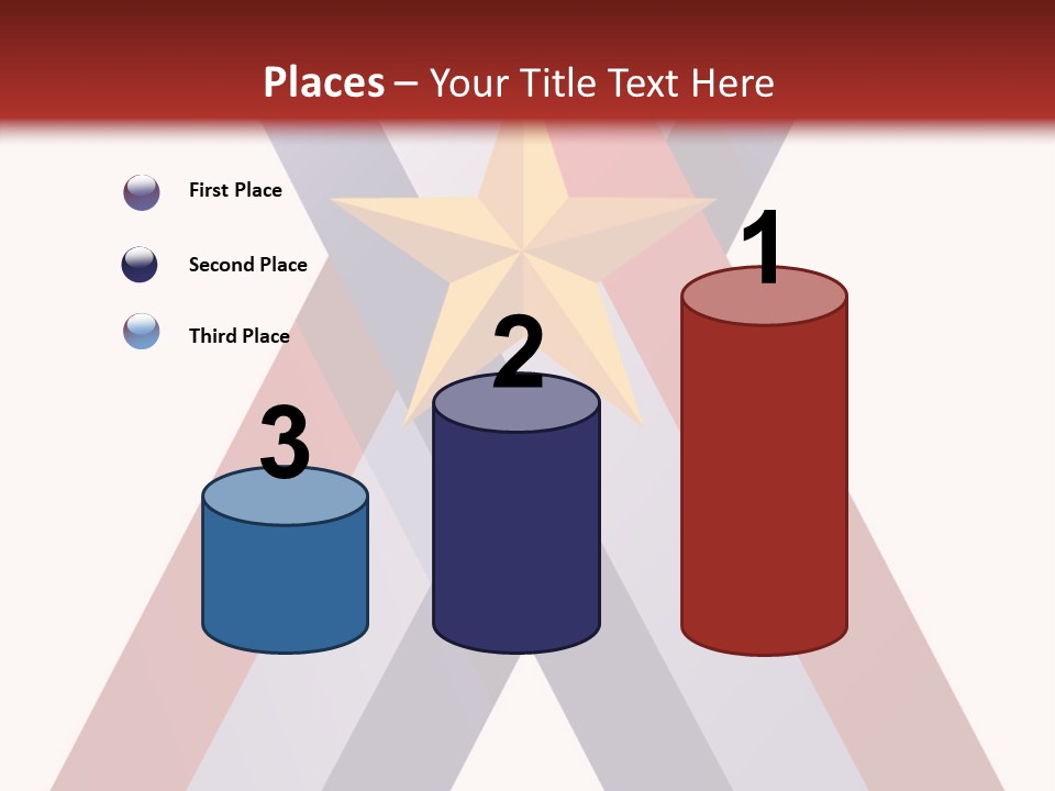 Star Gold Patriotic PowerPoint Template