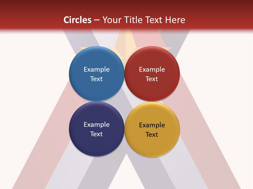 Star Gold Patriotic PowerPoint Template