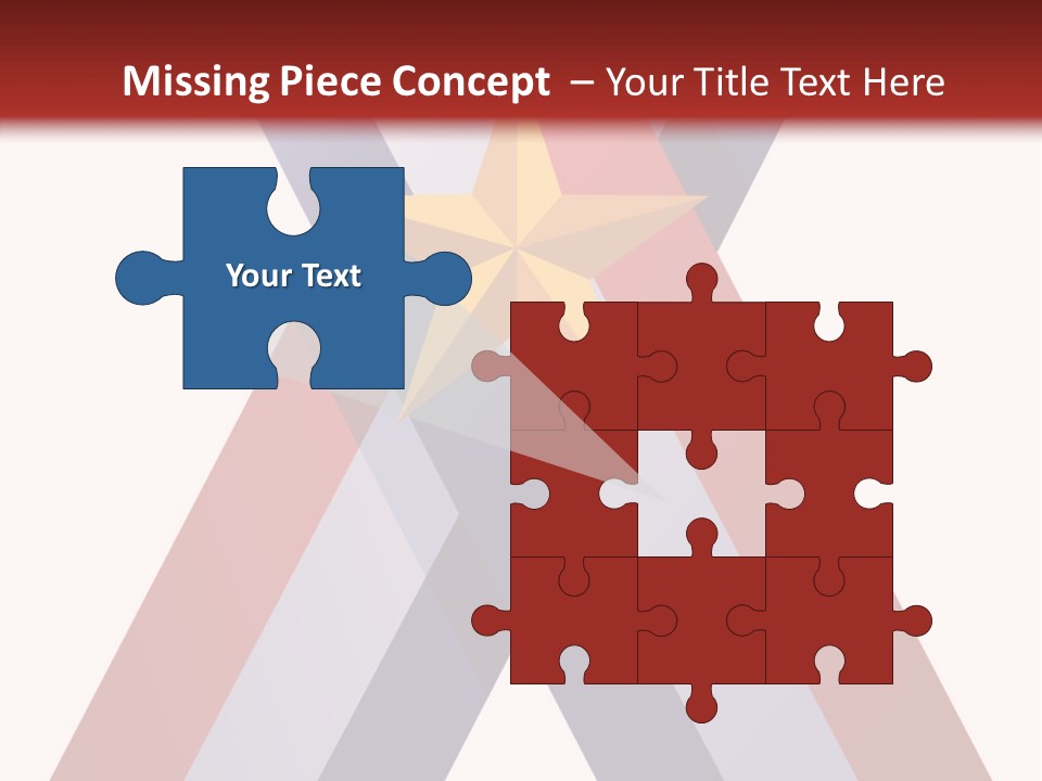 Star Gold Patriotic PowerPoint Template