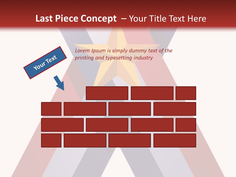 Star Gold Patriotic PowerPoint Template