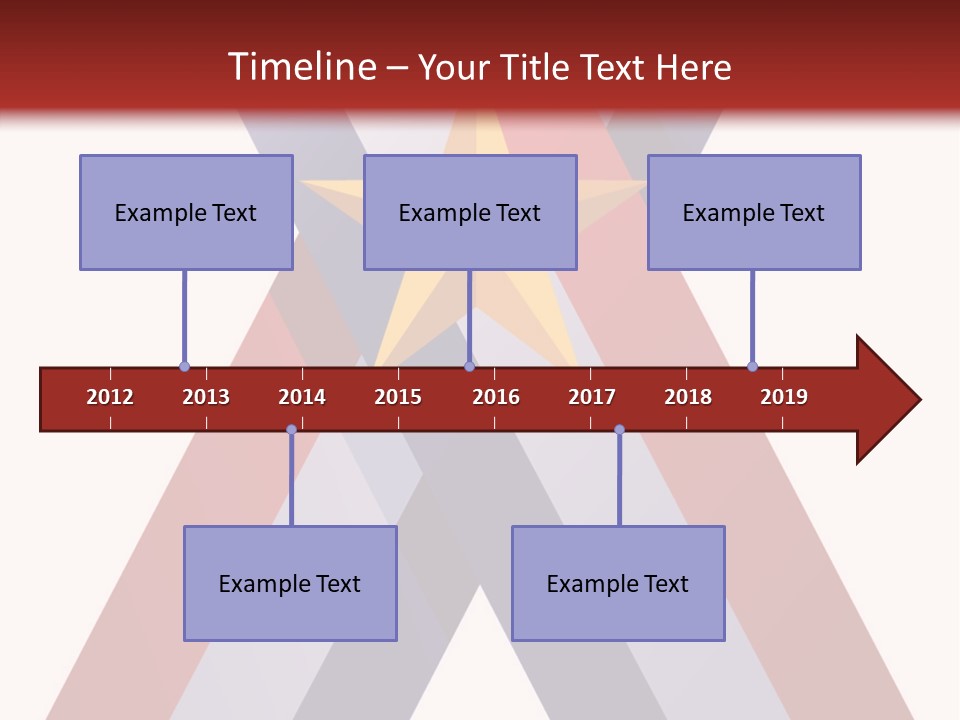 Star Gold Patriotic PowerPoint Template