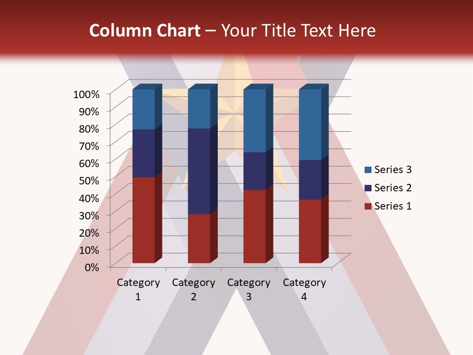 Star Gold Patriotic PowerPoint Template