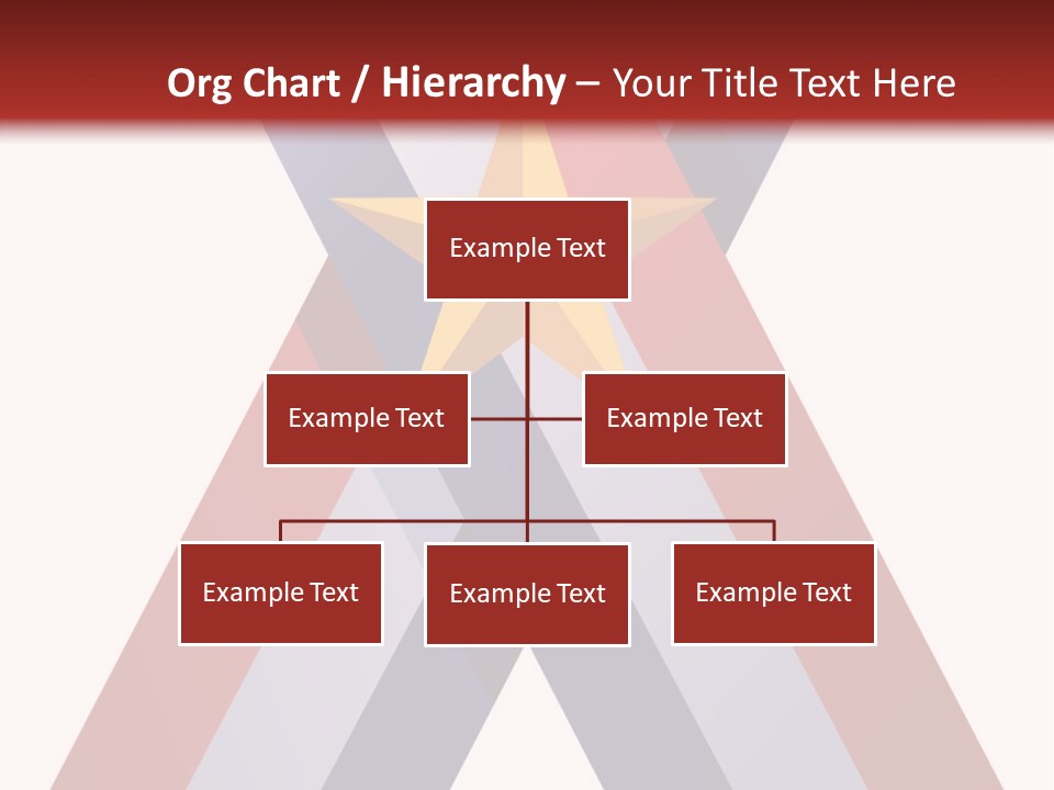 Star Gold Patriotic PowerPoint Template