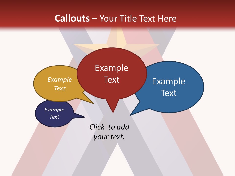 Star Gold Patriotic PowerPoint Template