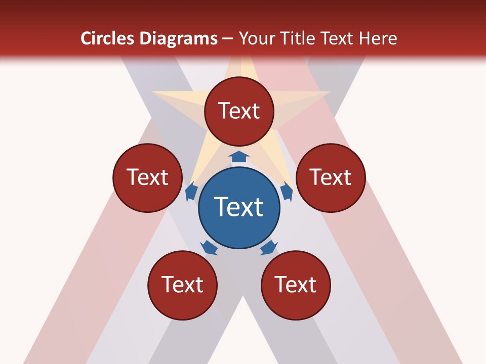 Star Gold Patriotic PowerPoint Template