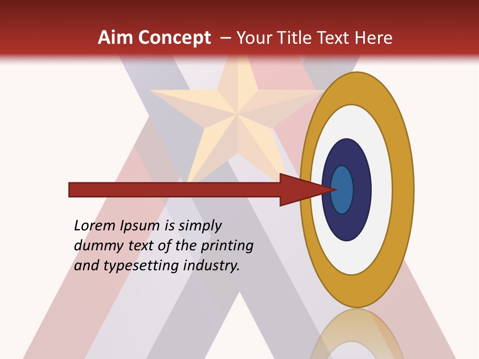 Star Gold Patriotic PowerPoint Template