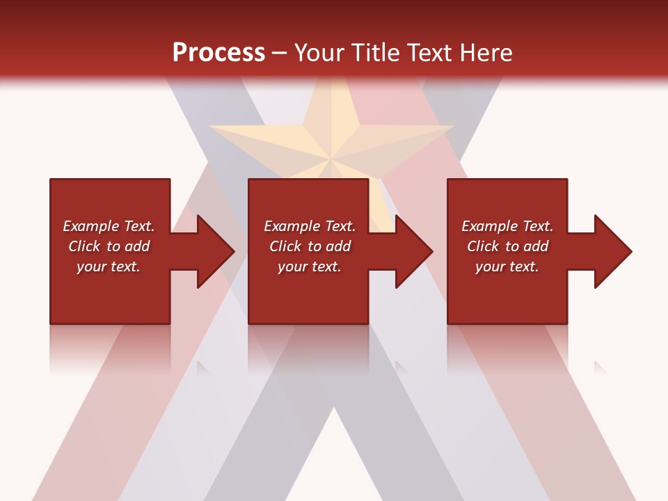Star Gold Patriotic PowerPoint Template