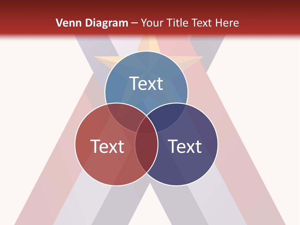 Star Gold Patriotic PowerPoint Template