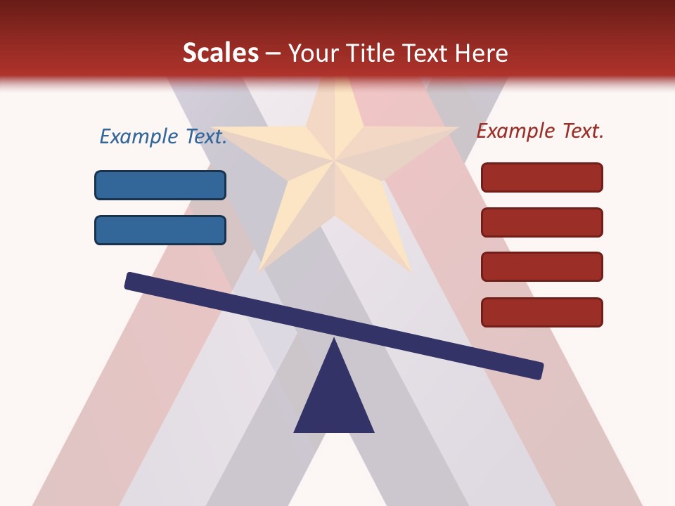 Star Gold Patriotic PowerPoint Template
