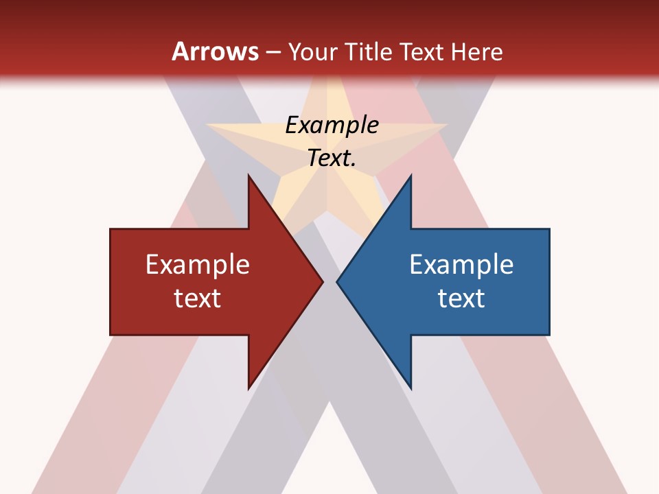 Star Gold Patriotic PowerPoint Template