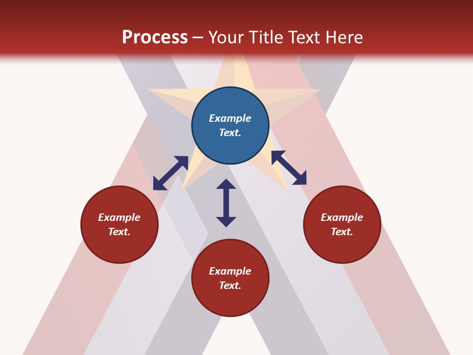 Star Gold Patriotic PowerPoint Template