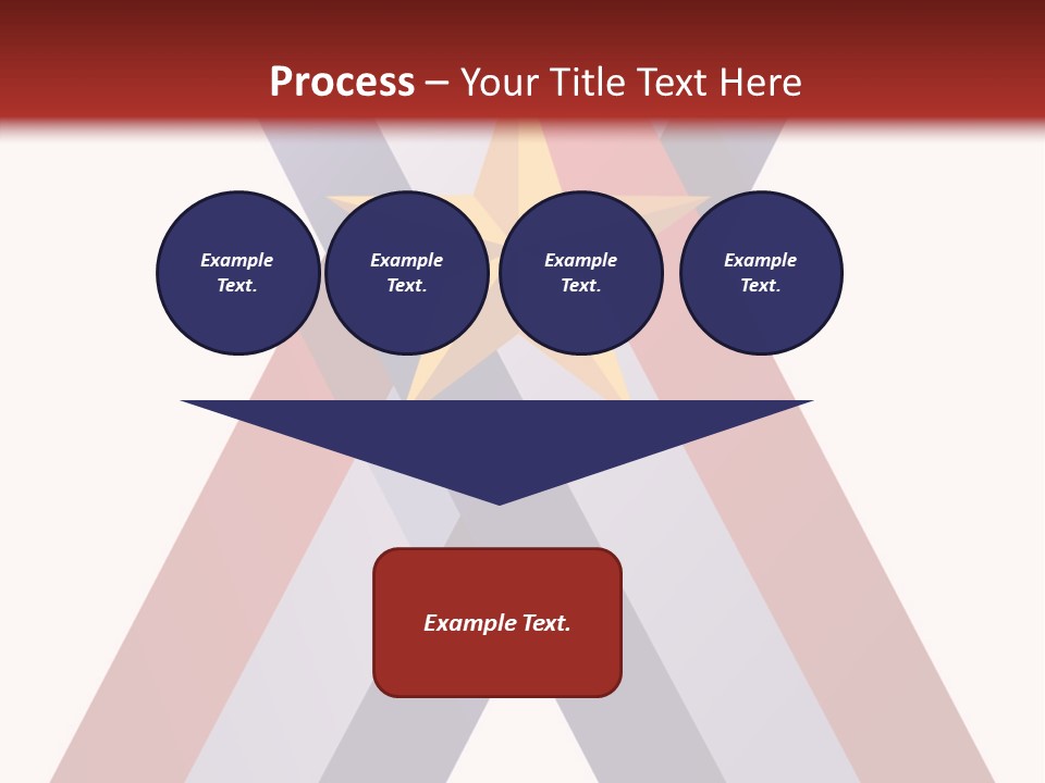 Star Gold Patriotic PowerPoint Template