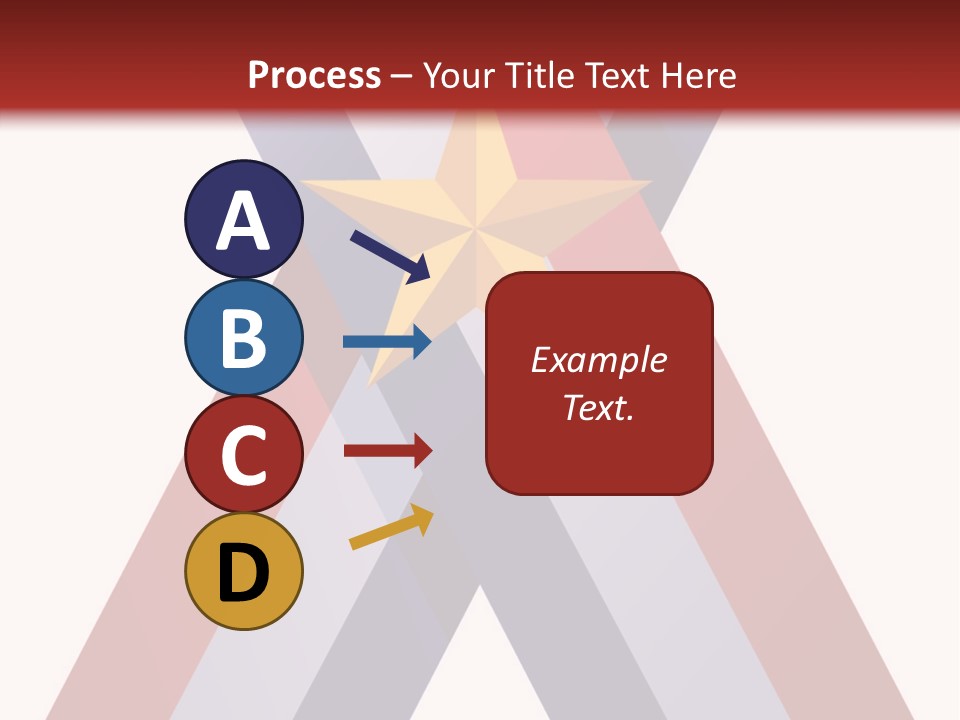 Star Gold Patriotic PowerPoint Template