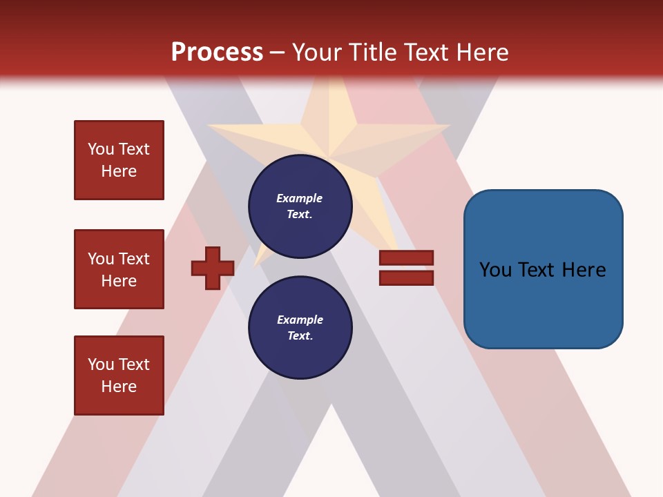 Star Gold Patriotic PowerPoint Template