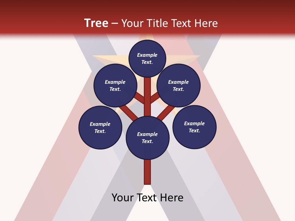 Star Gold Patriotic PowerPoint Template