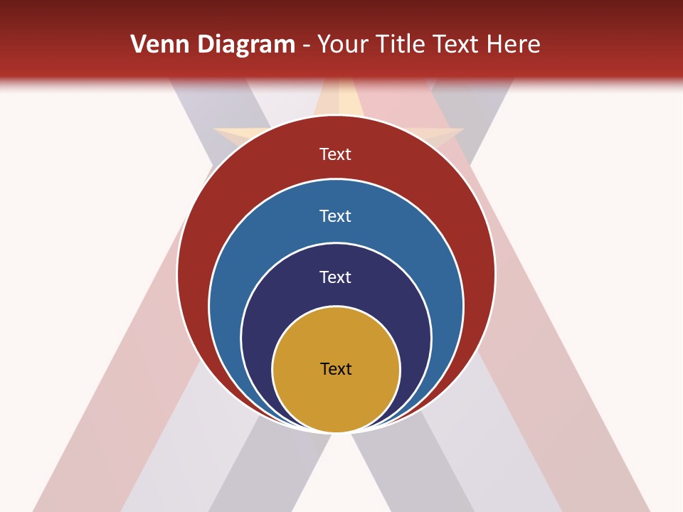 Star Gold Patriotic PowerPoint Template