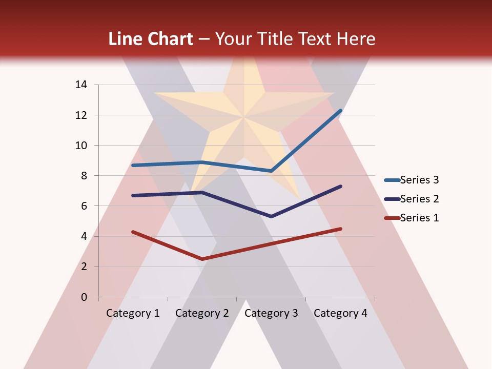 Star Gold Patriotic PowerPoint Template