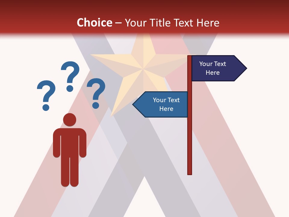 Star Gold Patriotic PowerPoint Template