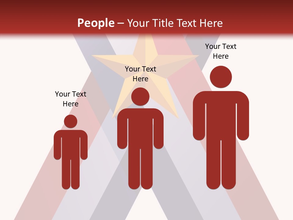 Star Gold Patriotic PowerPoint Template