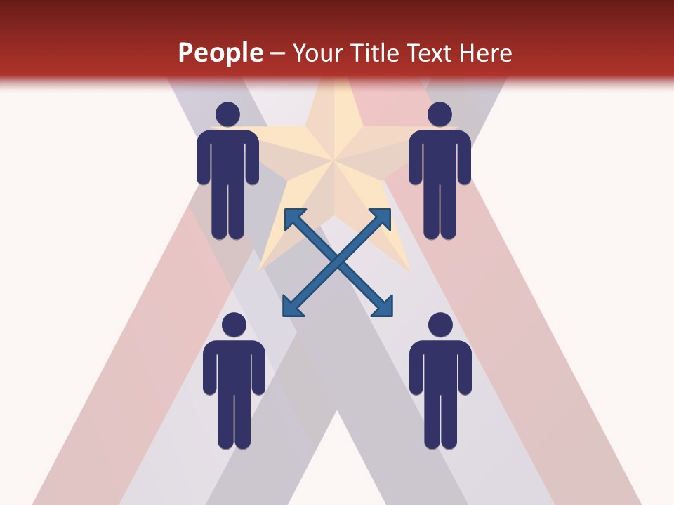 Star Gold Patriotic PowerPoint Template