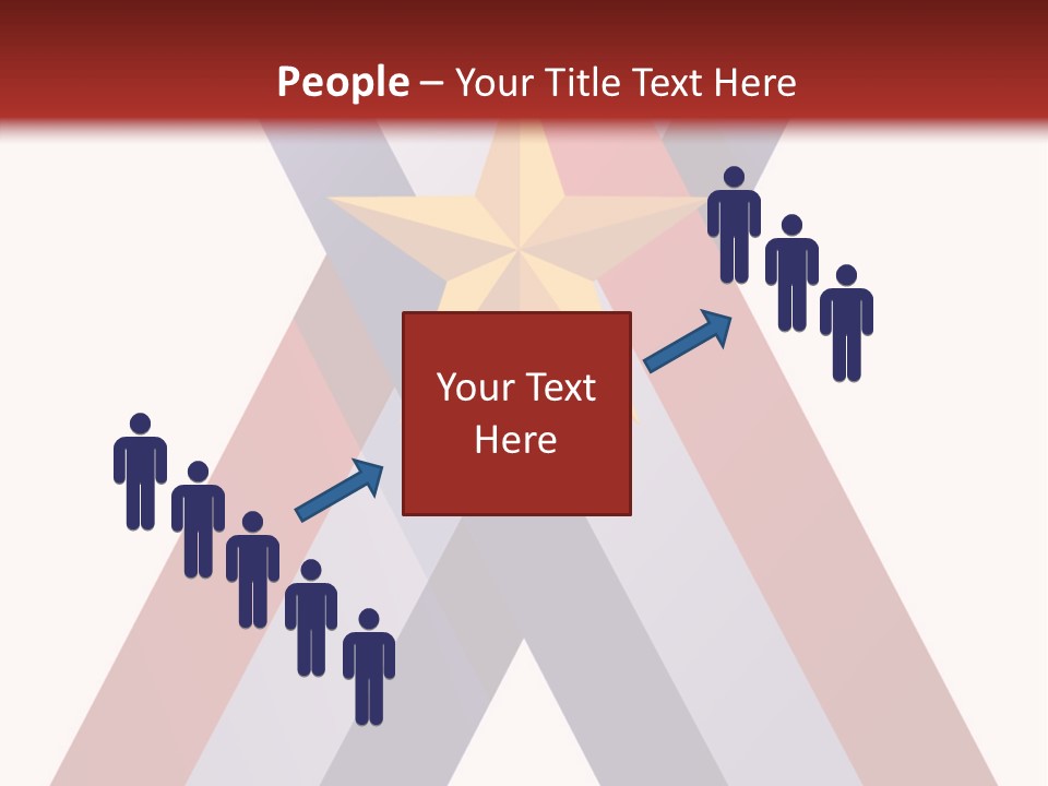 Star Gold Patriotic PowerPoint Template