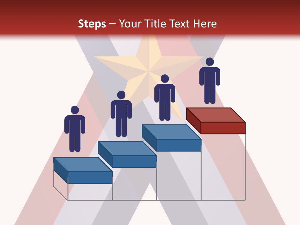 Star Gold Patriotic PowerPoint Template