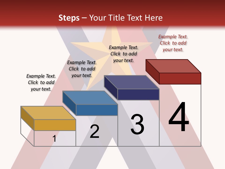 Star Gold Patriotic PowerPoint Template