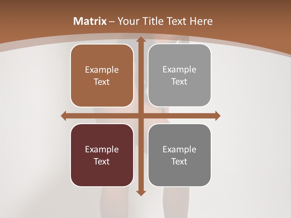 Adult Blond Glamour PowerPoint Template