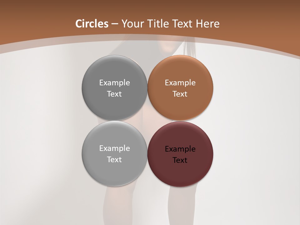 Adult Blond Glamour PowerPoint Template