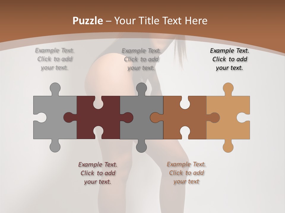 Adult Blond Glamour PowerPoint Template