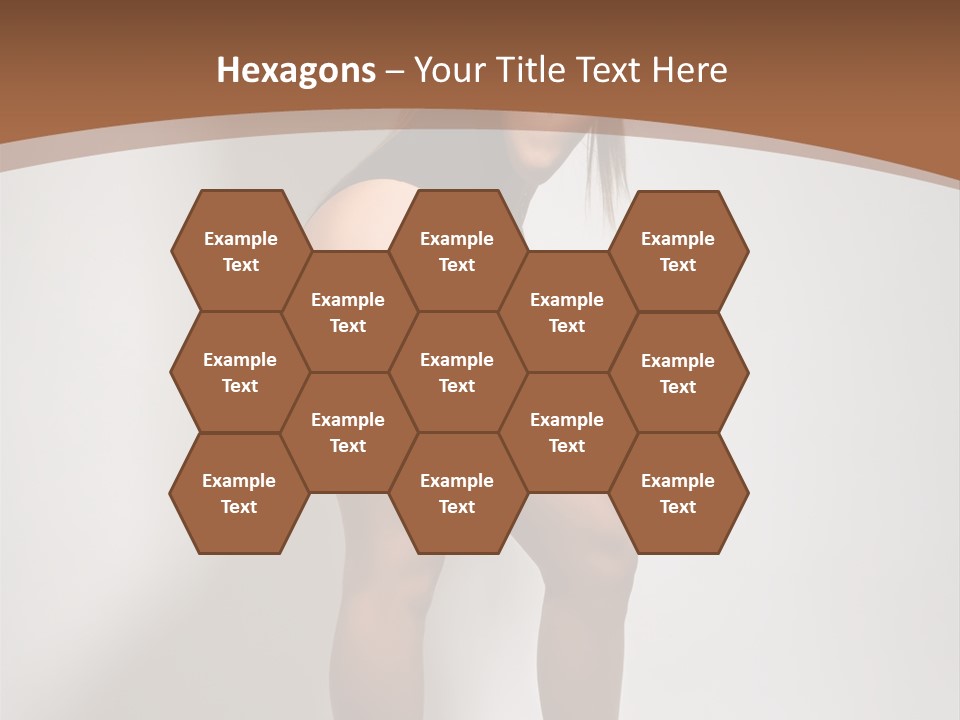 Adult Blond Glamour PowerPoint Template