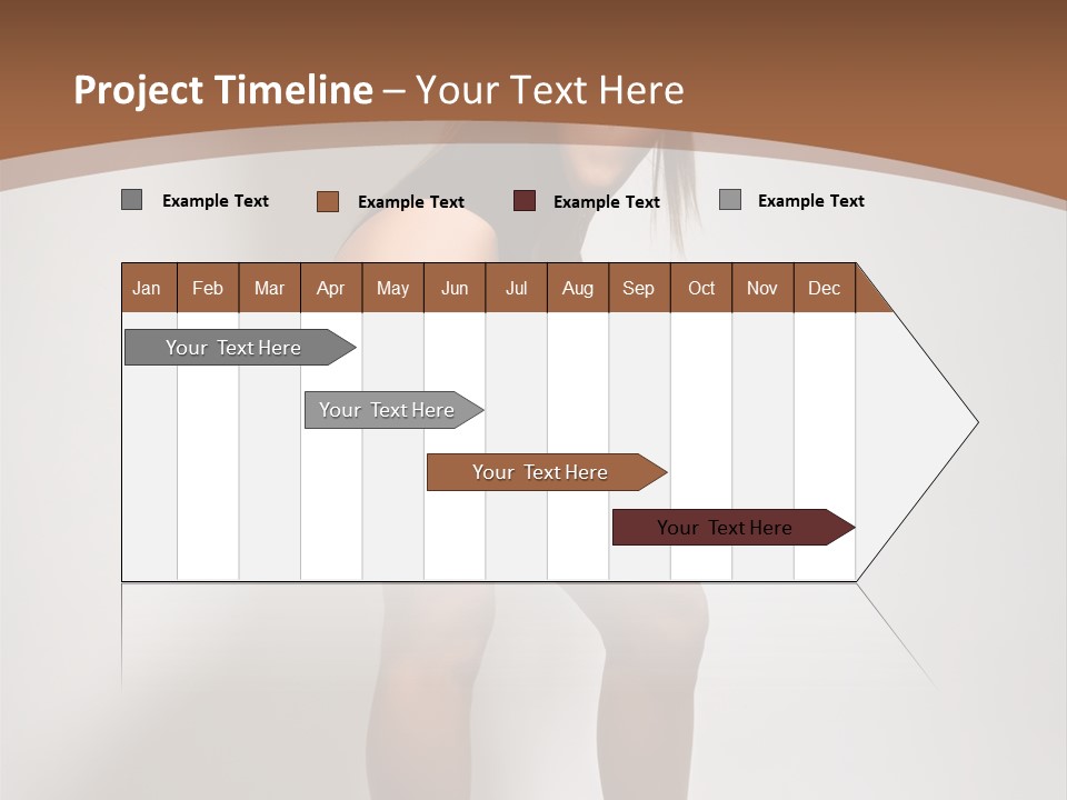 Adult Blond Glamour PowerPoint Template